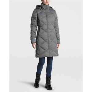 THE NORTH FACE Miss Metro II Parka Gray Size Small *see pics* winter down puffer